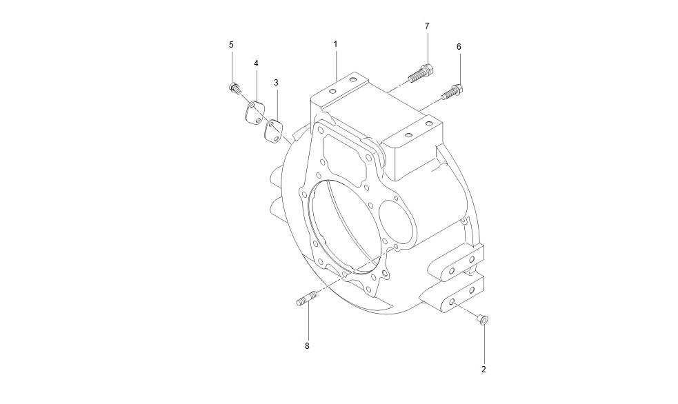 EA1-G117005 FLYWHEEL HOUSING GROUP