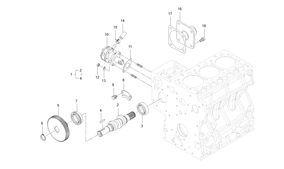 EA1-G152004 FUEL CAMSHAFT GROUP