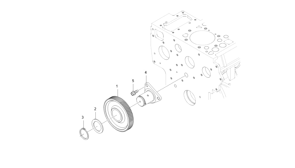 EA1-G124004 IDLE GEAR GROUP