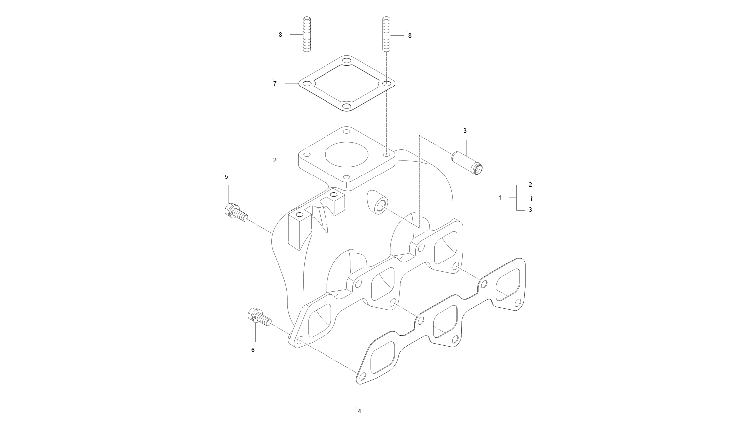 EA1-G131002 INTAKE MANIFOLD GROUP