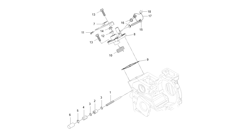 EA1-G153013 SPEED CONTROL LEVER GROUP