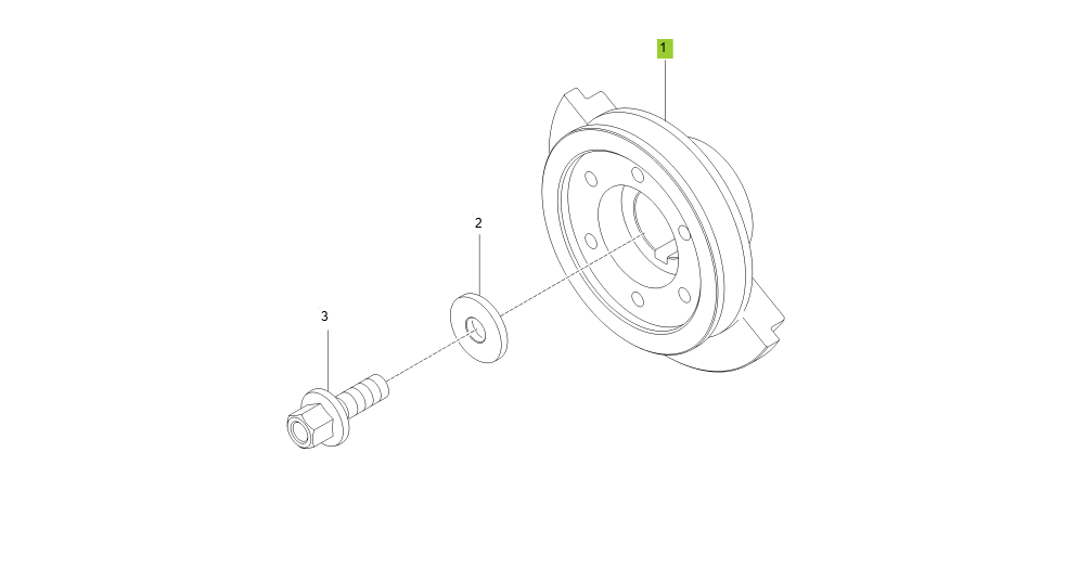 EA1-G127004-CRANK SHAFT FULLEY GROUP