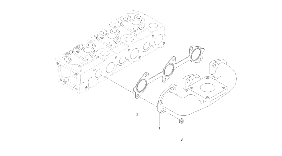 EA1-G133004-EXHAUST MANIFOLD GROUP