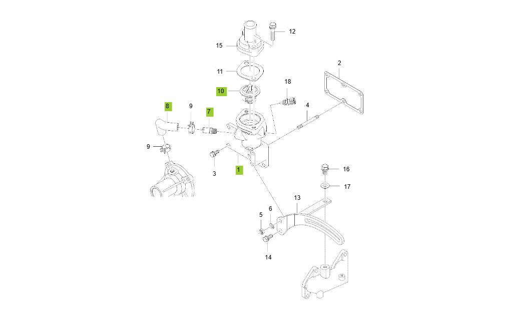 3C100 WATER HOSE GROUP