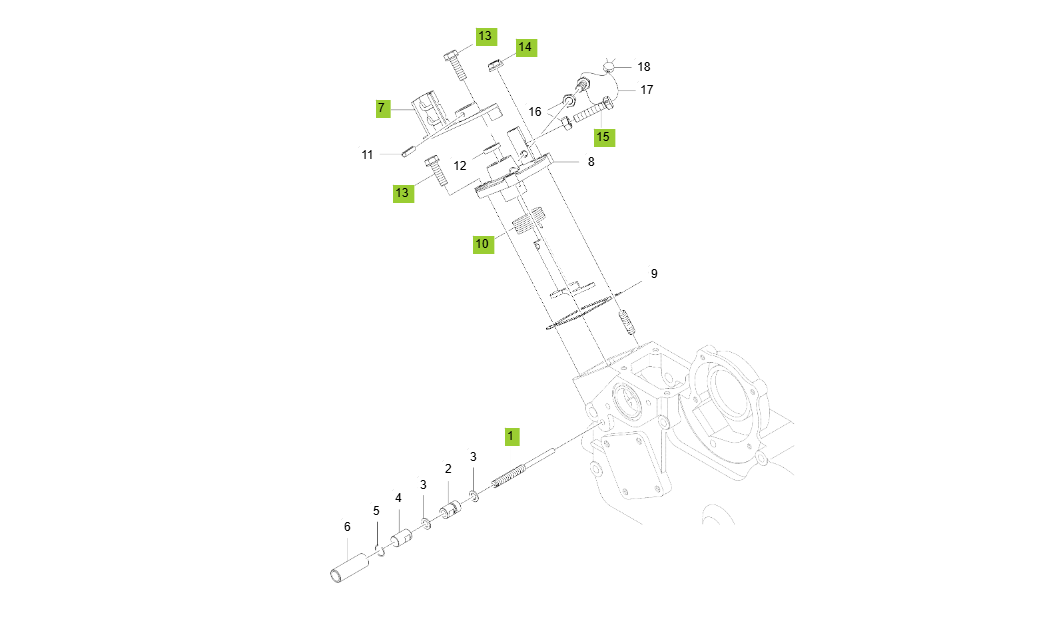 3C100A-E150-SPEED CONTROL LEVER GROUP