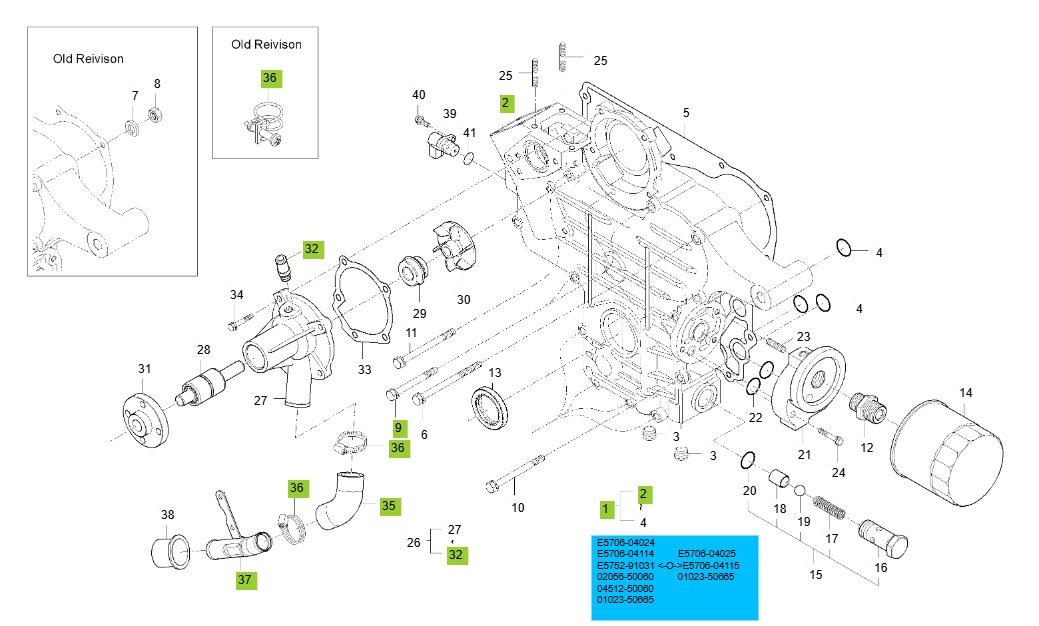3C100LWS-E040 GEAR CASE GROUP