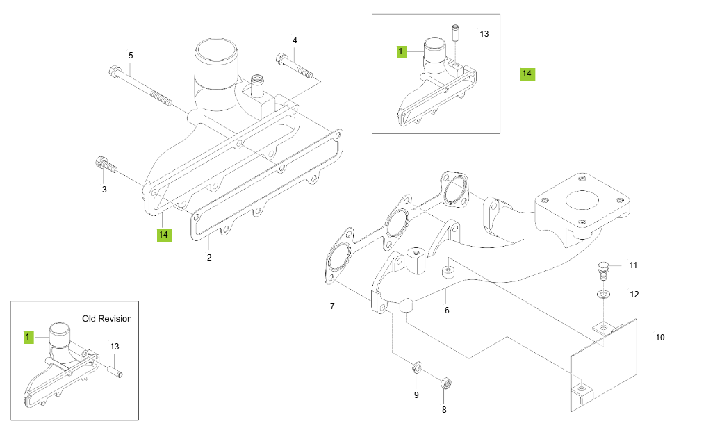 3C100A-E220 MANIFOLD GROUP