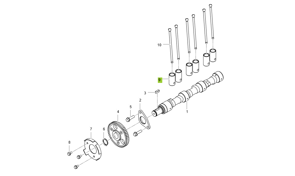 EH3-G123001-CAMSHAFT GROUP