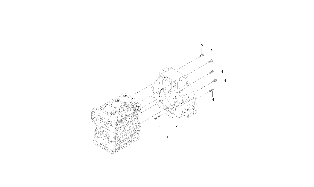 EH3-G117003-FLYWHEEL HOUSING GROUP