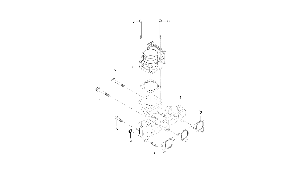 EH2-G131004-INTAKE MANIFOLD GROUP