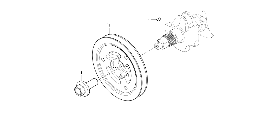 EL1-G127001 CRANK SHAFT FULLEY GROUP