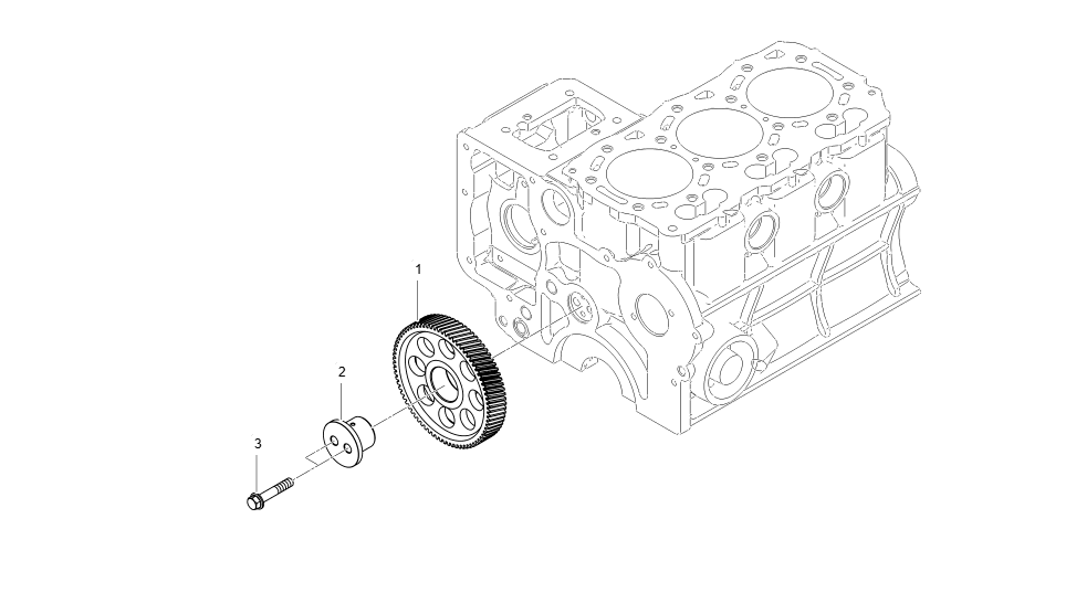 EL1-G124001 IDLE GEAR GROUP