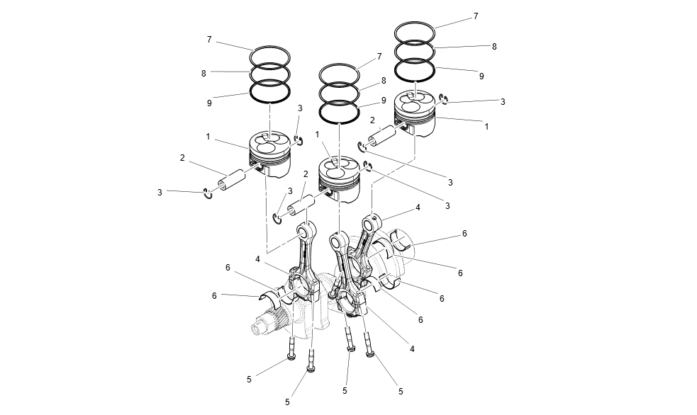 EL1-G122001 PISTON_CONNECTING ROD GROUP