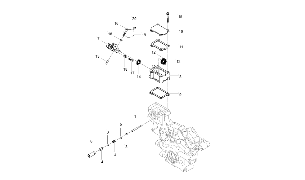 EL1-G153002 SPEED CONTROL LEVER GROUP