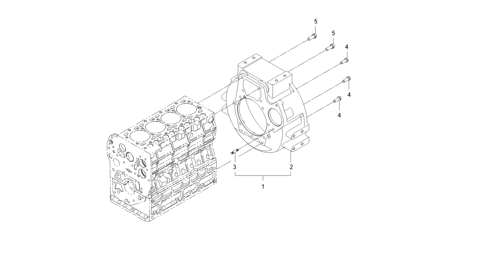 EH1-G117003-FLYWHEEL HOUSING GROUP