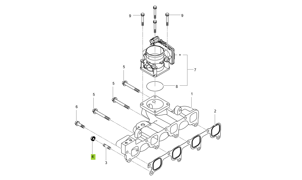 EH1-G131005-INTAKE MANIFOLD GROUP