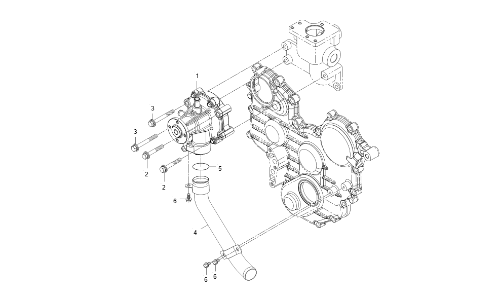 EH1-G163001-WATER PUMP GROUP