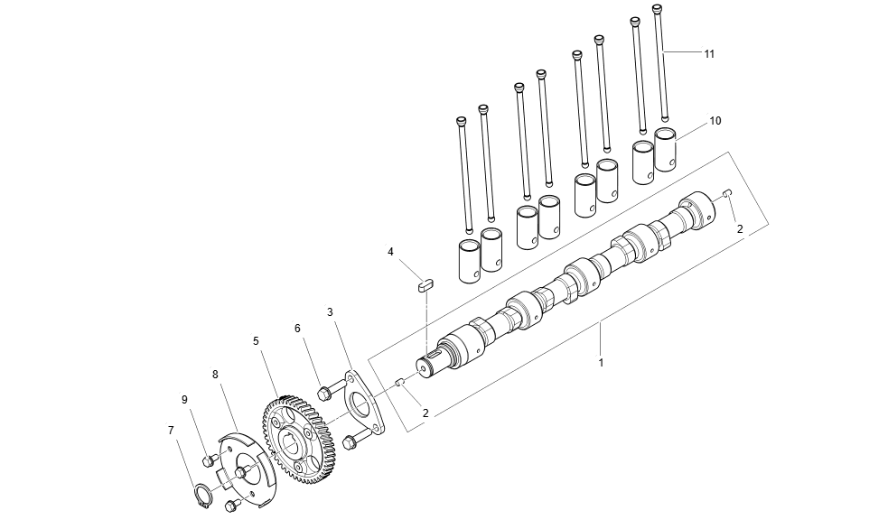 EH5-G123001-CAMSHAFT GROUP