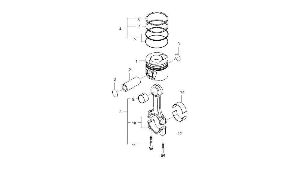 EH5-G122001-PISTON_CONNECTING ROD GROUP